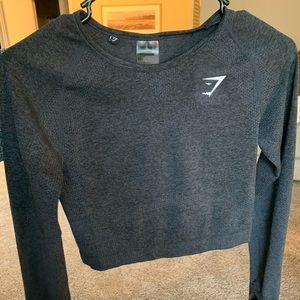Gymshark vital seamless longsleeve small crop